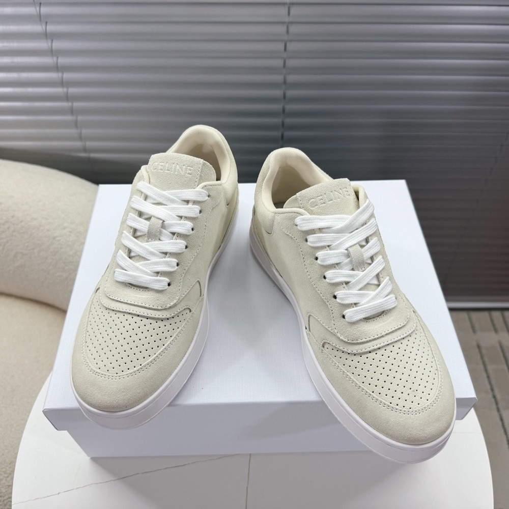 Celine Women's Cream Sneakers